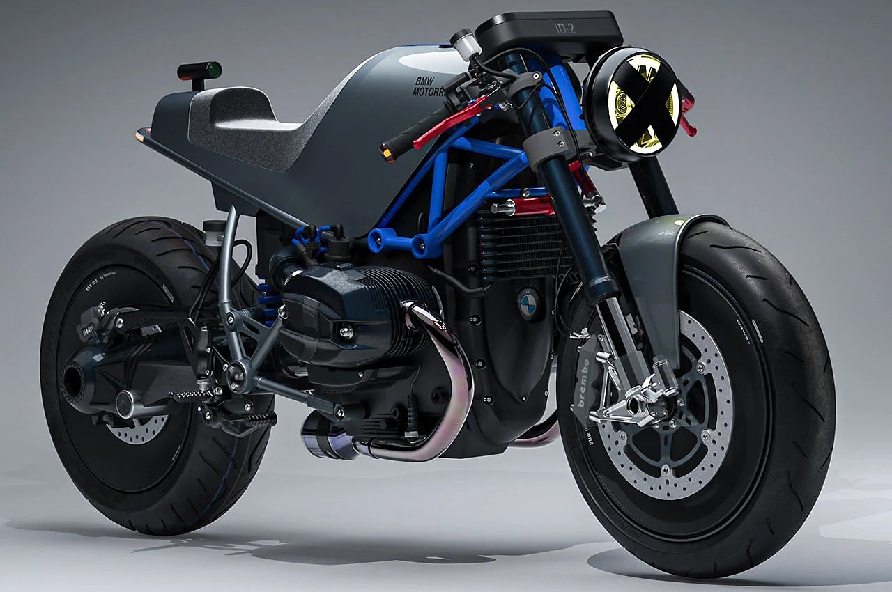 BMW Motorrad品牌，FRANK Industrial Des，定制摩托车设计，Jeroen Claus，