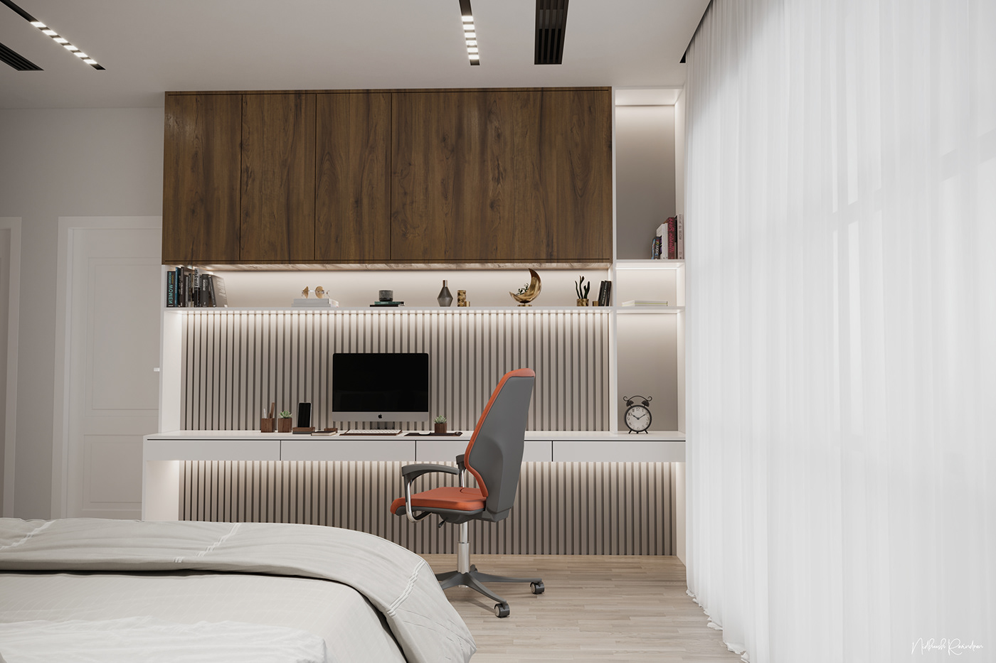 Bedroom design，Interior design，Architecture，indoor environment ，
