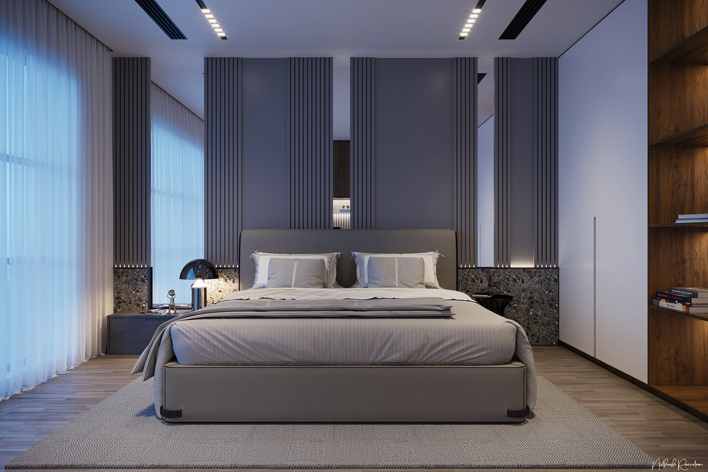 Bedroom design，Interior design，Architecture，indoor environment ，