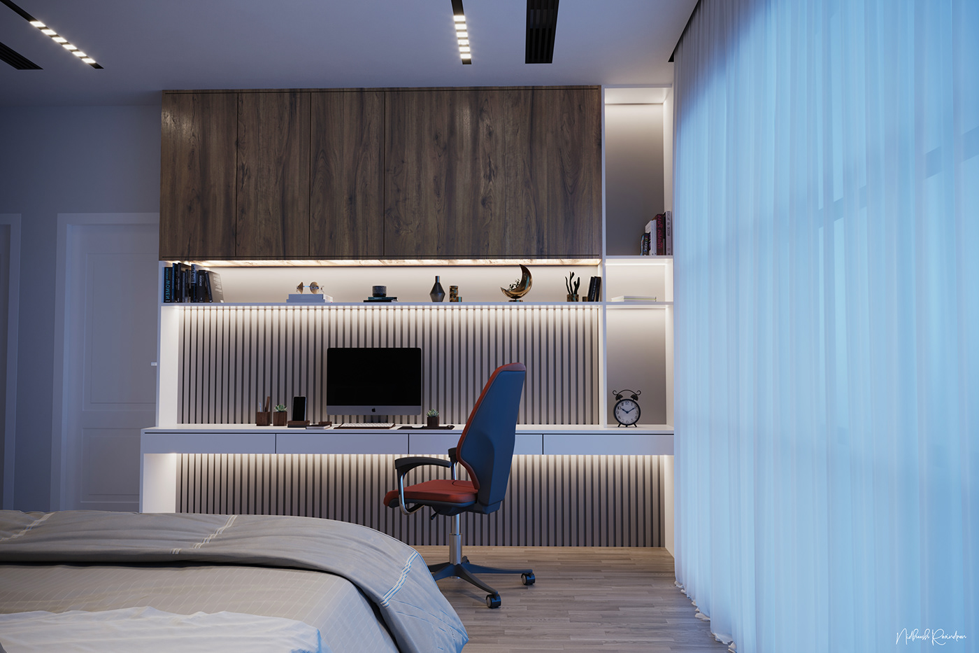 Bedroom design，Interior design，Architecture，indoor environment ，