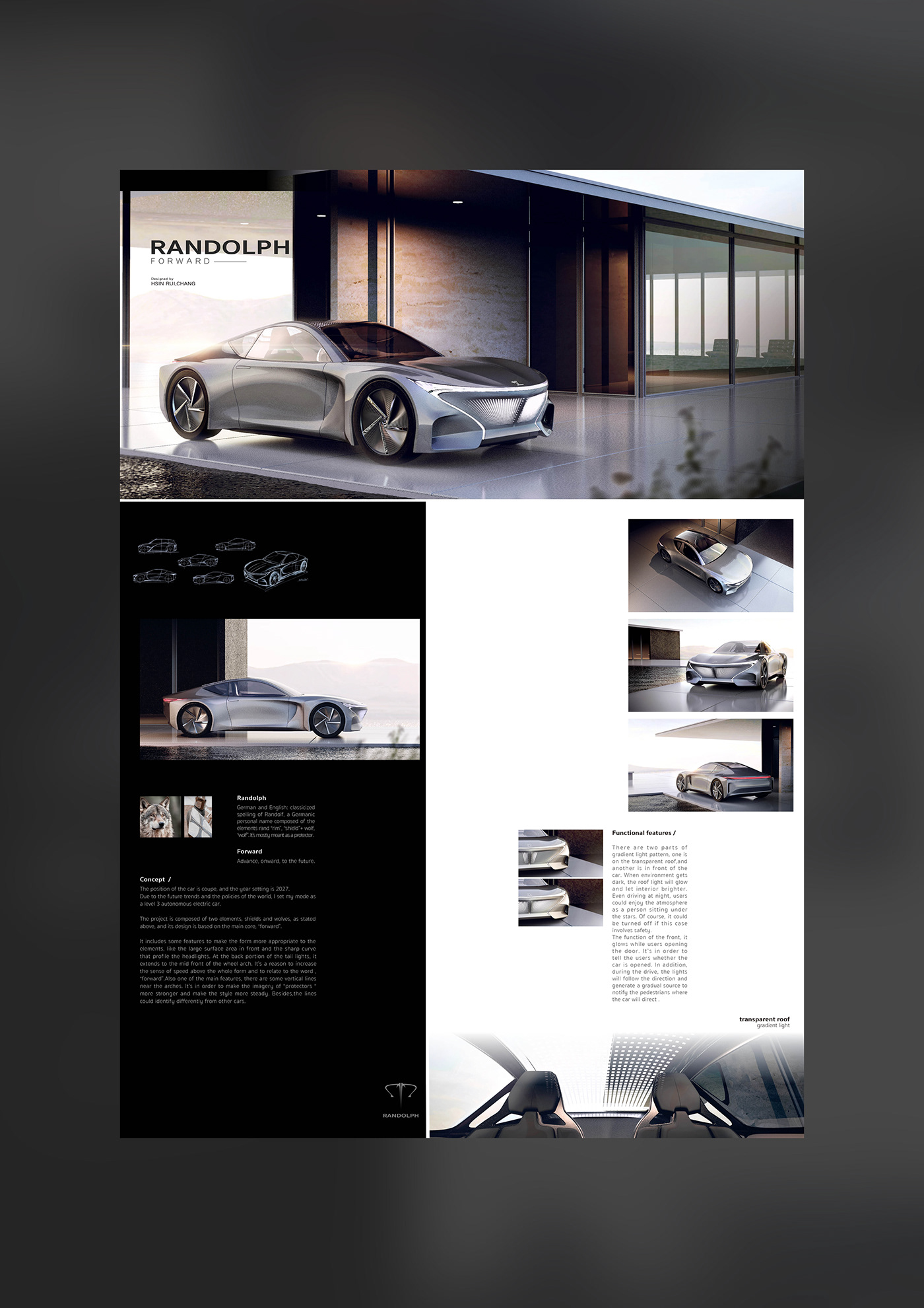 Randolph - Forward，concept，Automatic driving，industrial design，