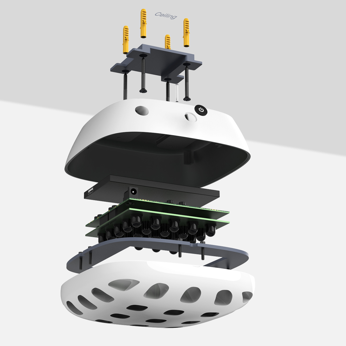 User Research，Appearance design，Structural design，Stacking layout of internal electrical components and wiring，Production and processing design，Product hand proofing，Product packaging design and proofing，