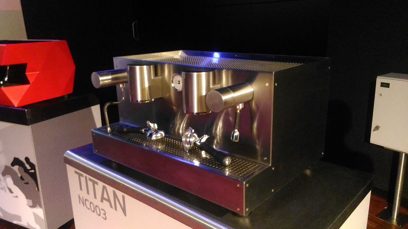 Coffee machine，Simple lines，Small space，sense of modernity，