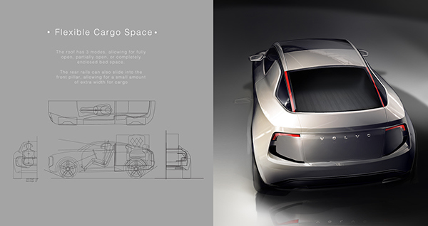 volvo，concept，automobile，Open type，load，