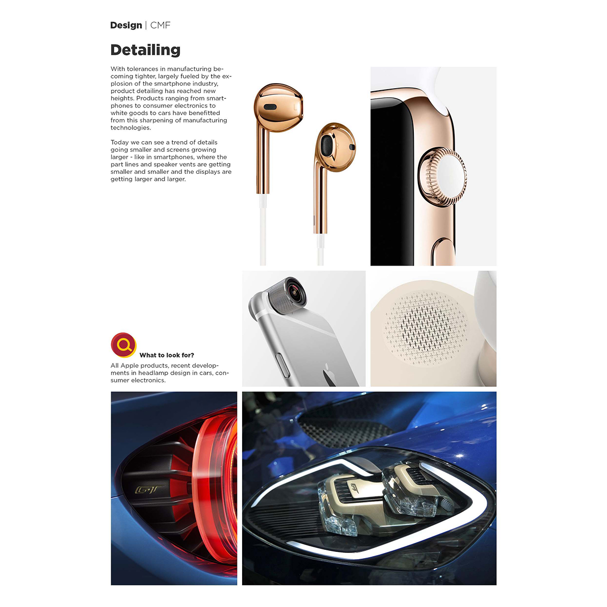 Cutting edge design trends，Summary of design elements into a volume，