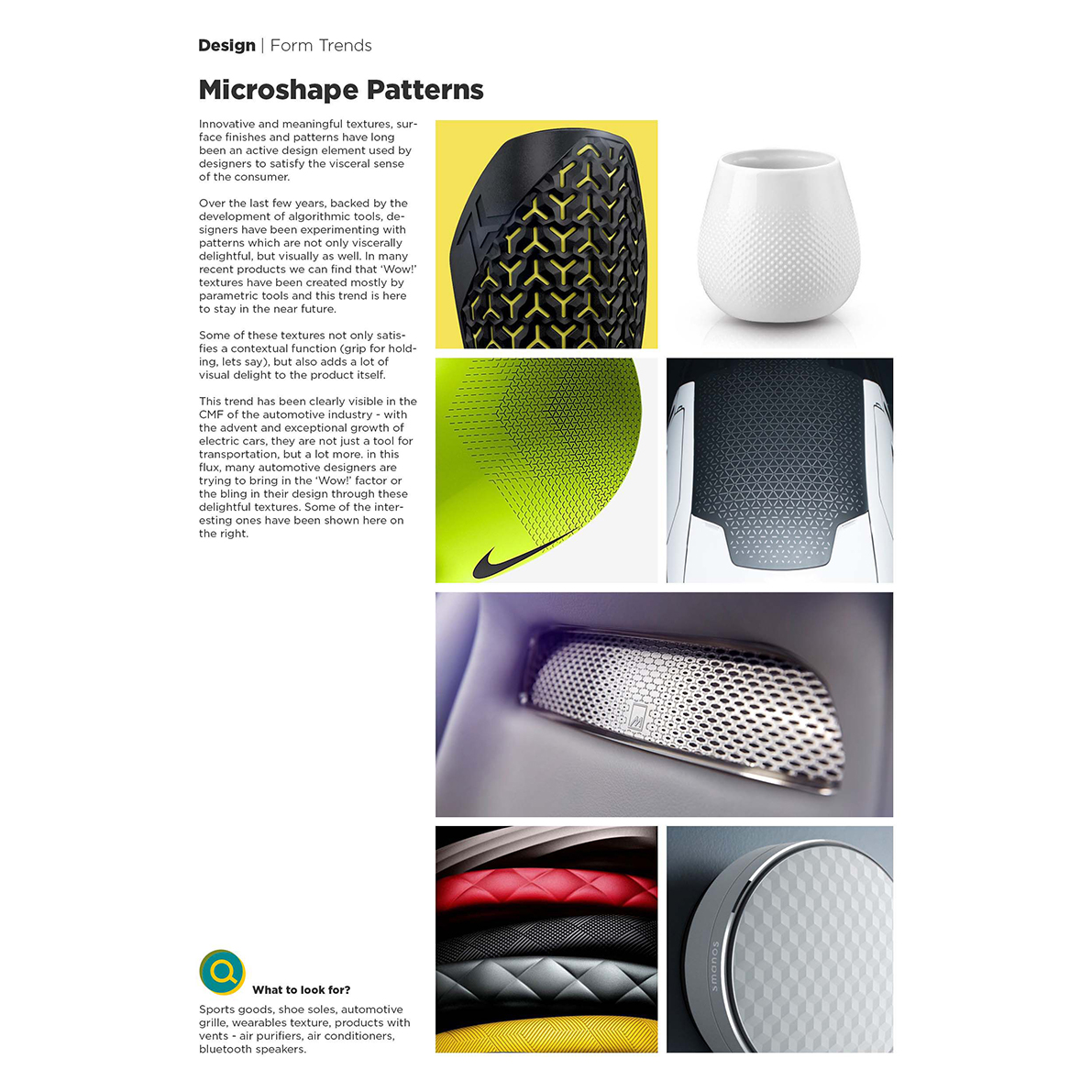 Cutting edge design trends，Summary of design elements into a volume，