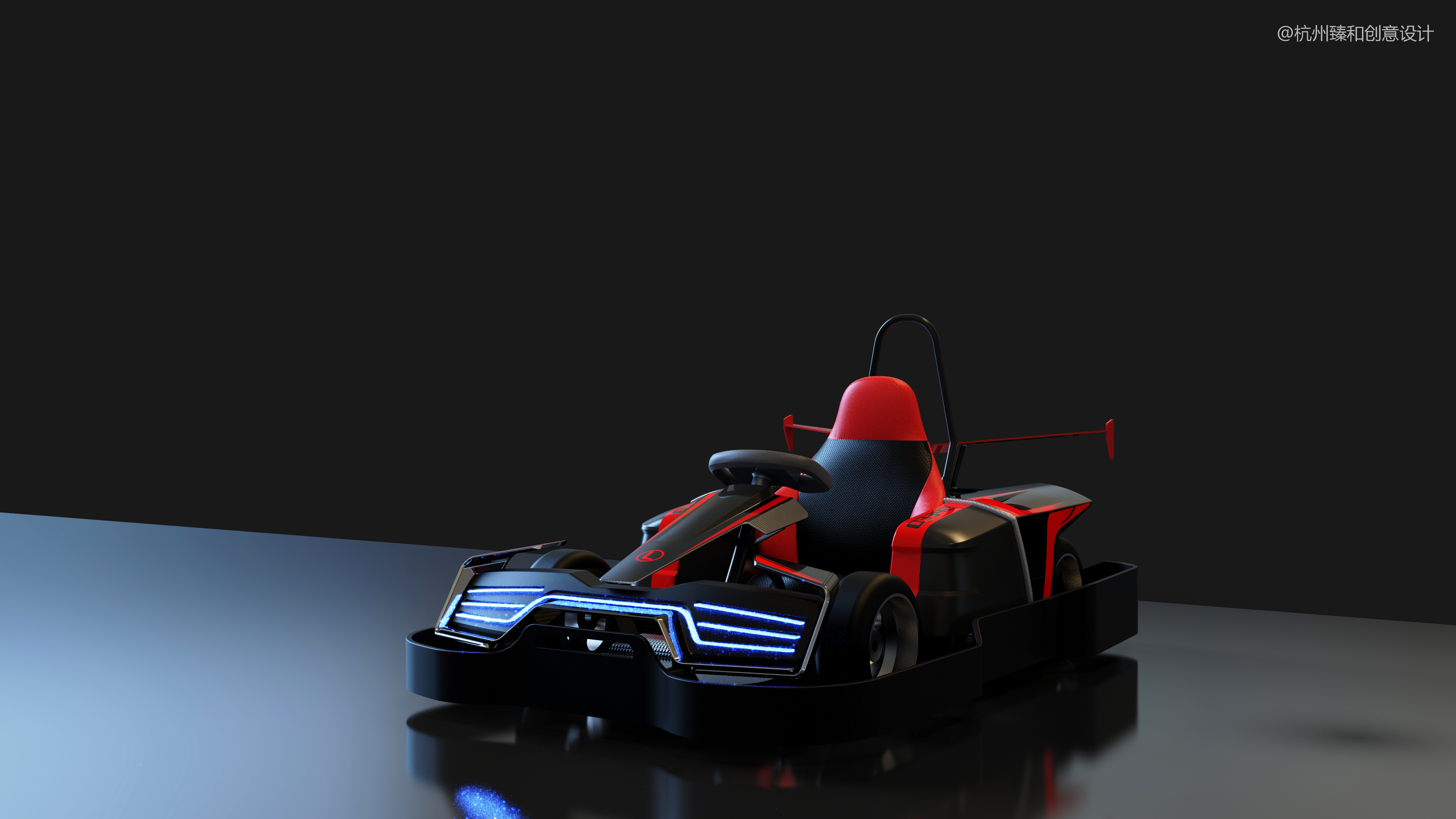 Children's go kart design，