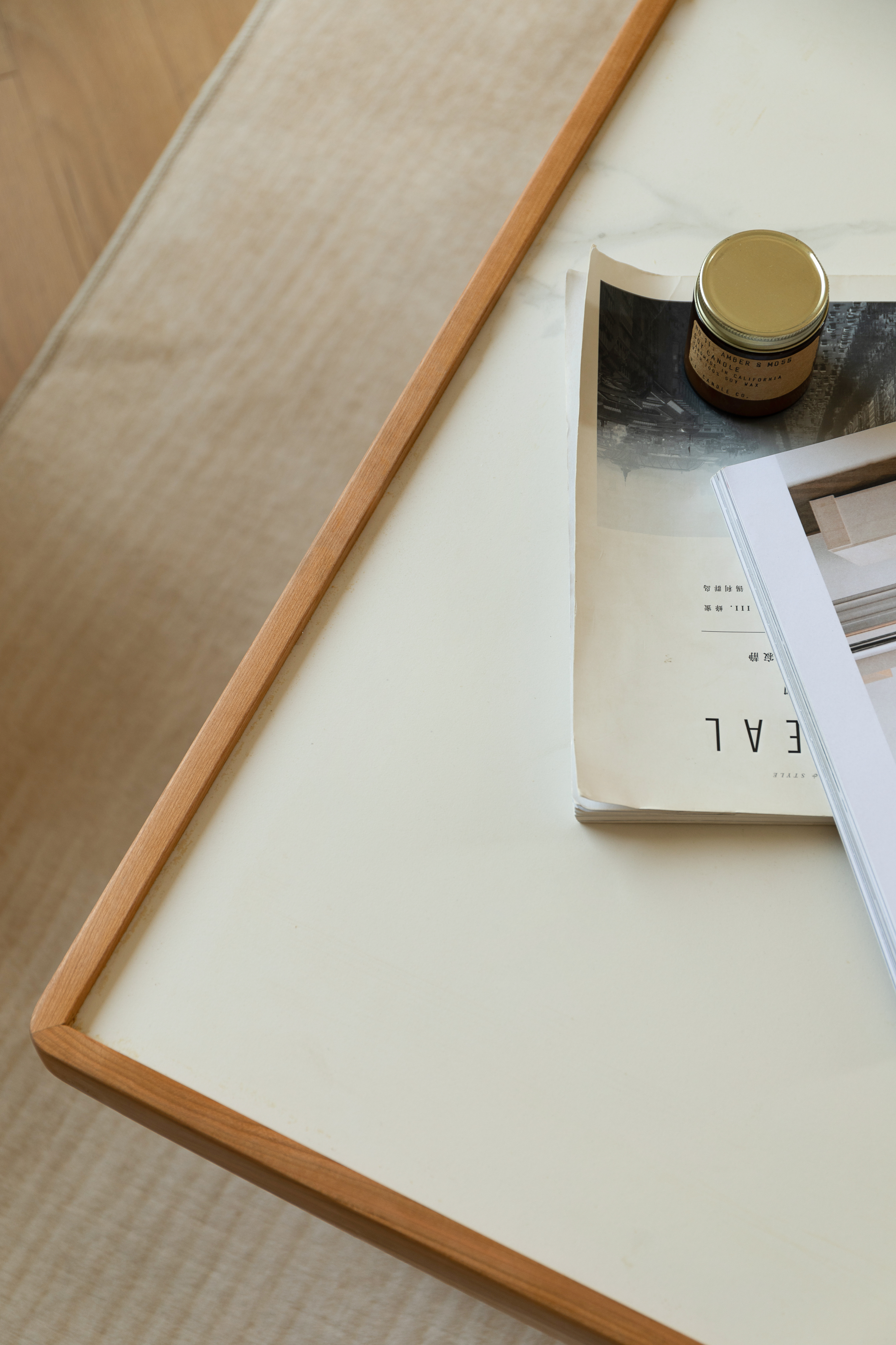 Side table / tea table / rock board / furniture / folding / small family furniture，