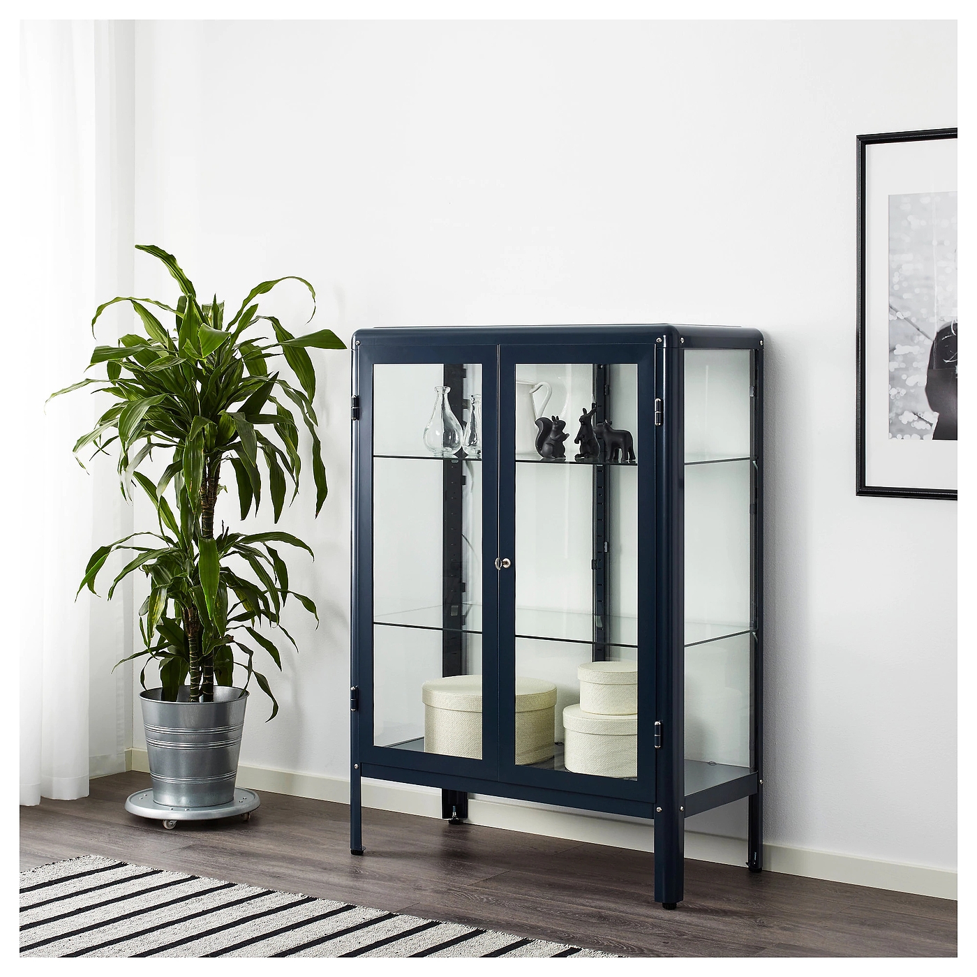 803.631.72，IKEA，IKEA，Glass door cabinet，