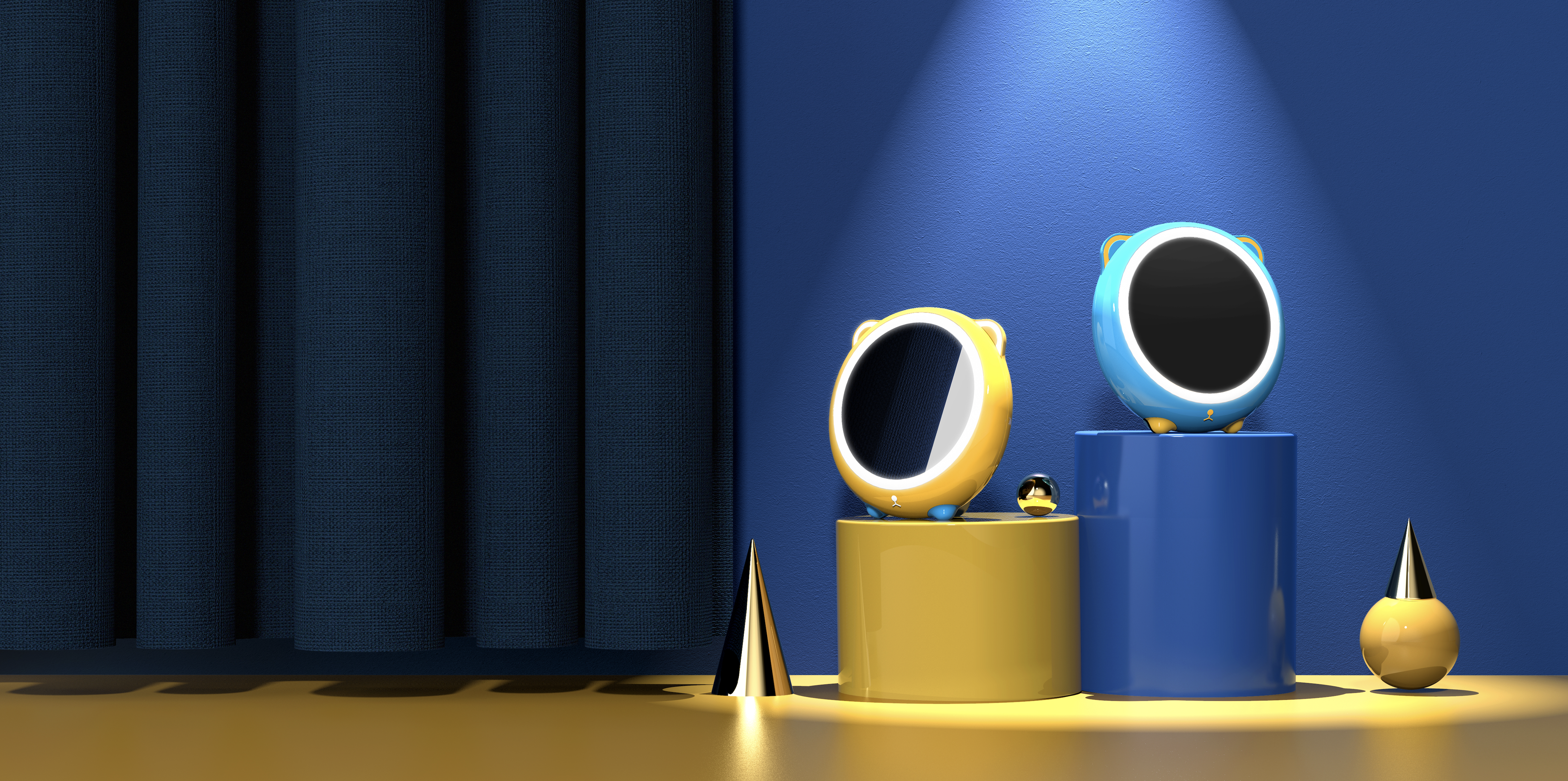 Children's products，Mirror design，industrial design，