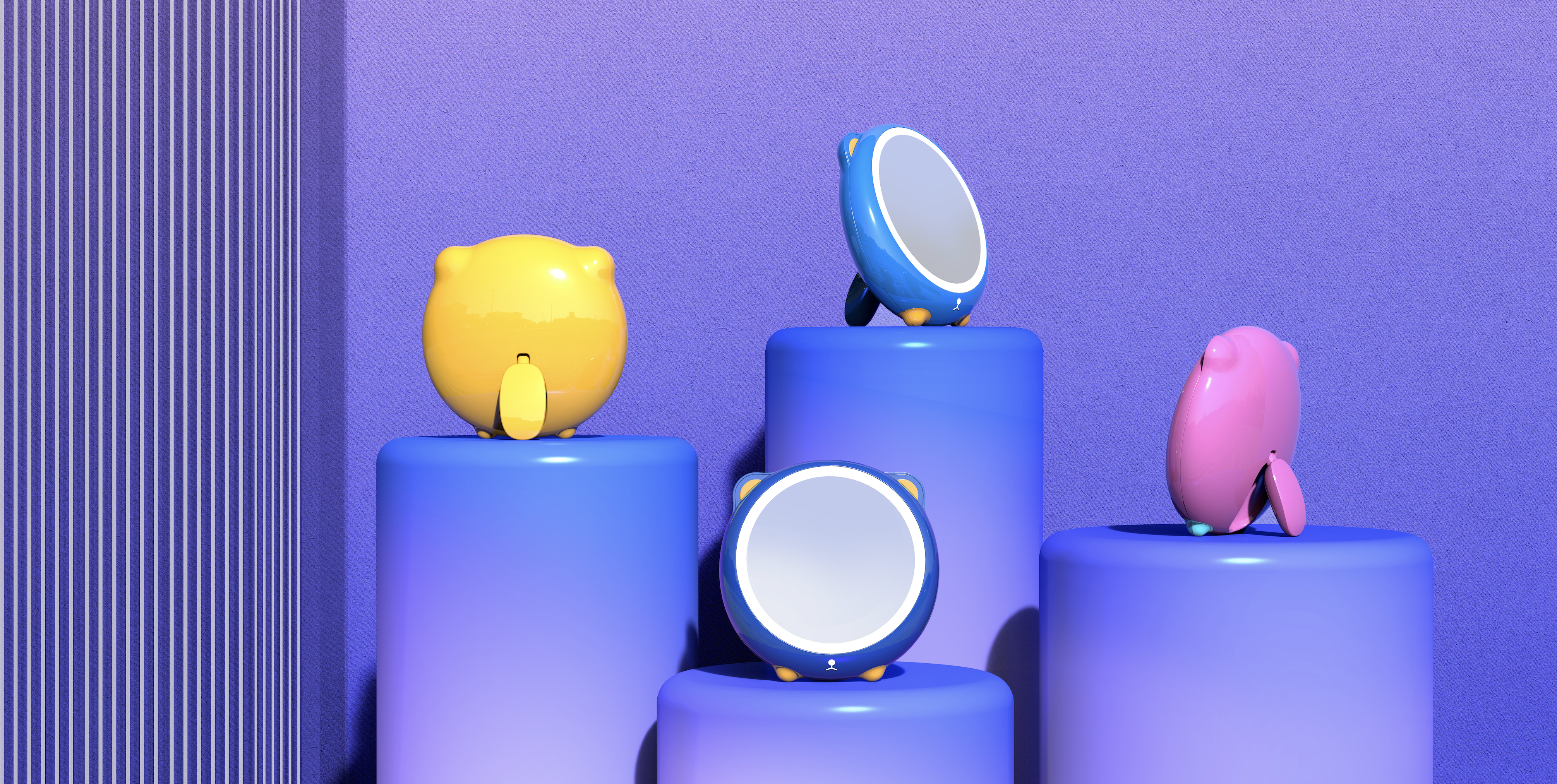 Children's products，Mirror design，industrial design，