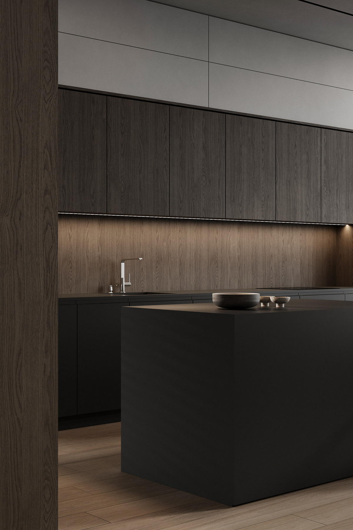 Interior design，Modern style，Line decoration，Environmental art design，