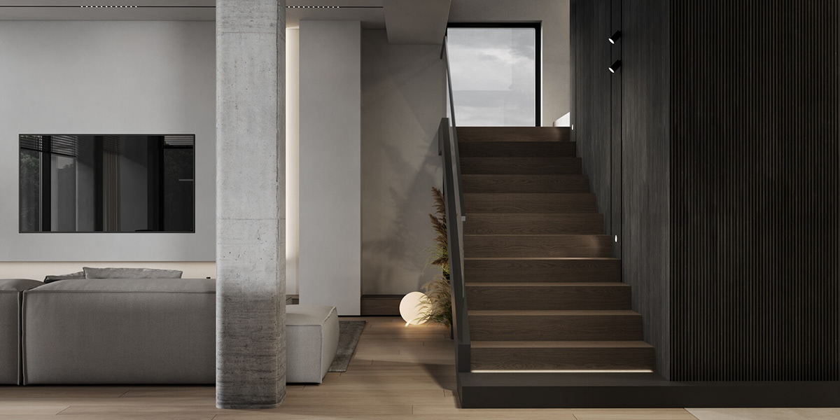 Interior design，Modern style，Line decoration，Environmental art design，