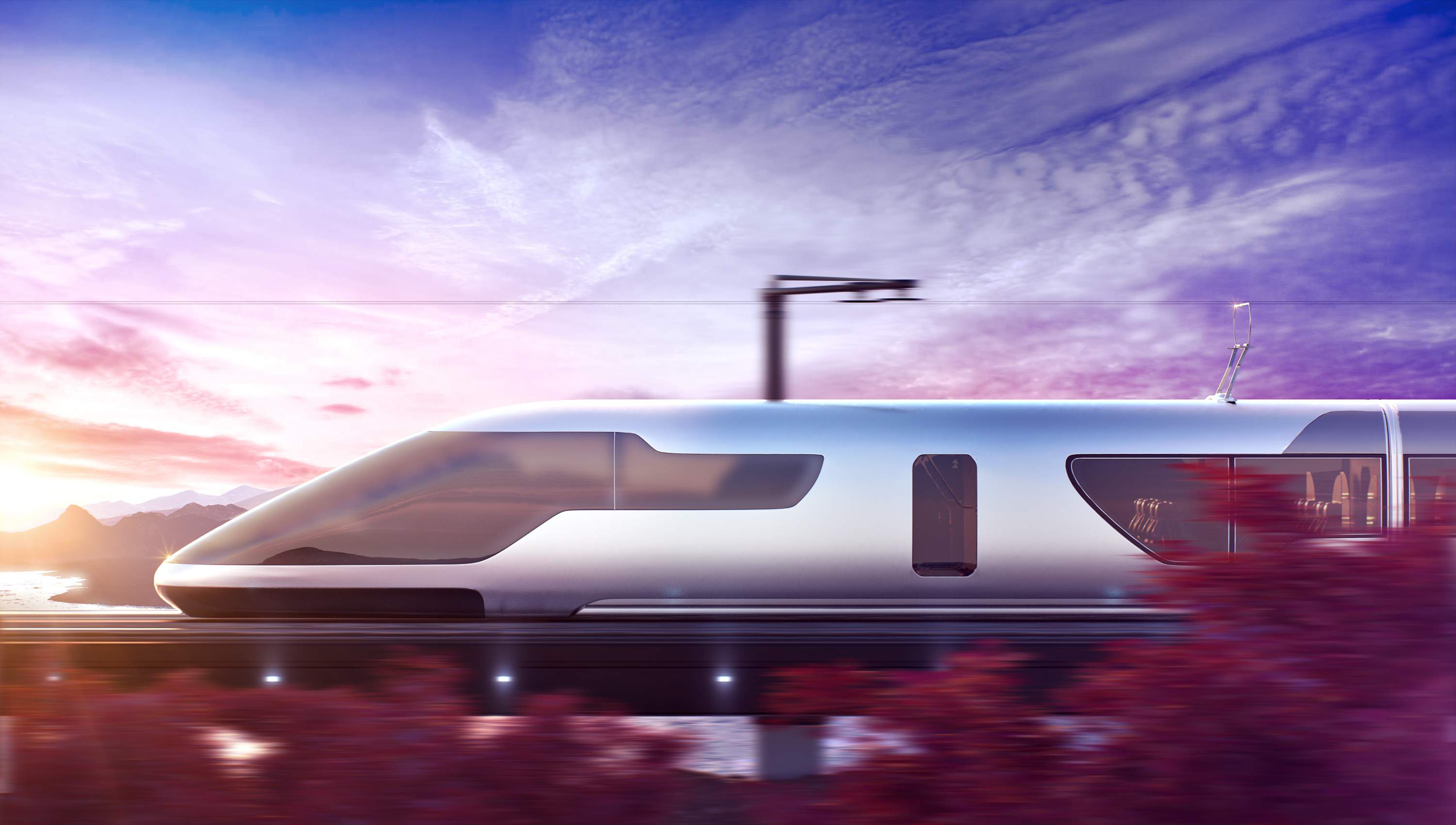 train，Motor car，agc，AGC Glass，conceptual design，future，purple，Render，