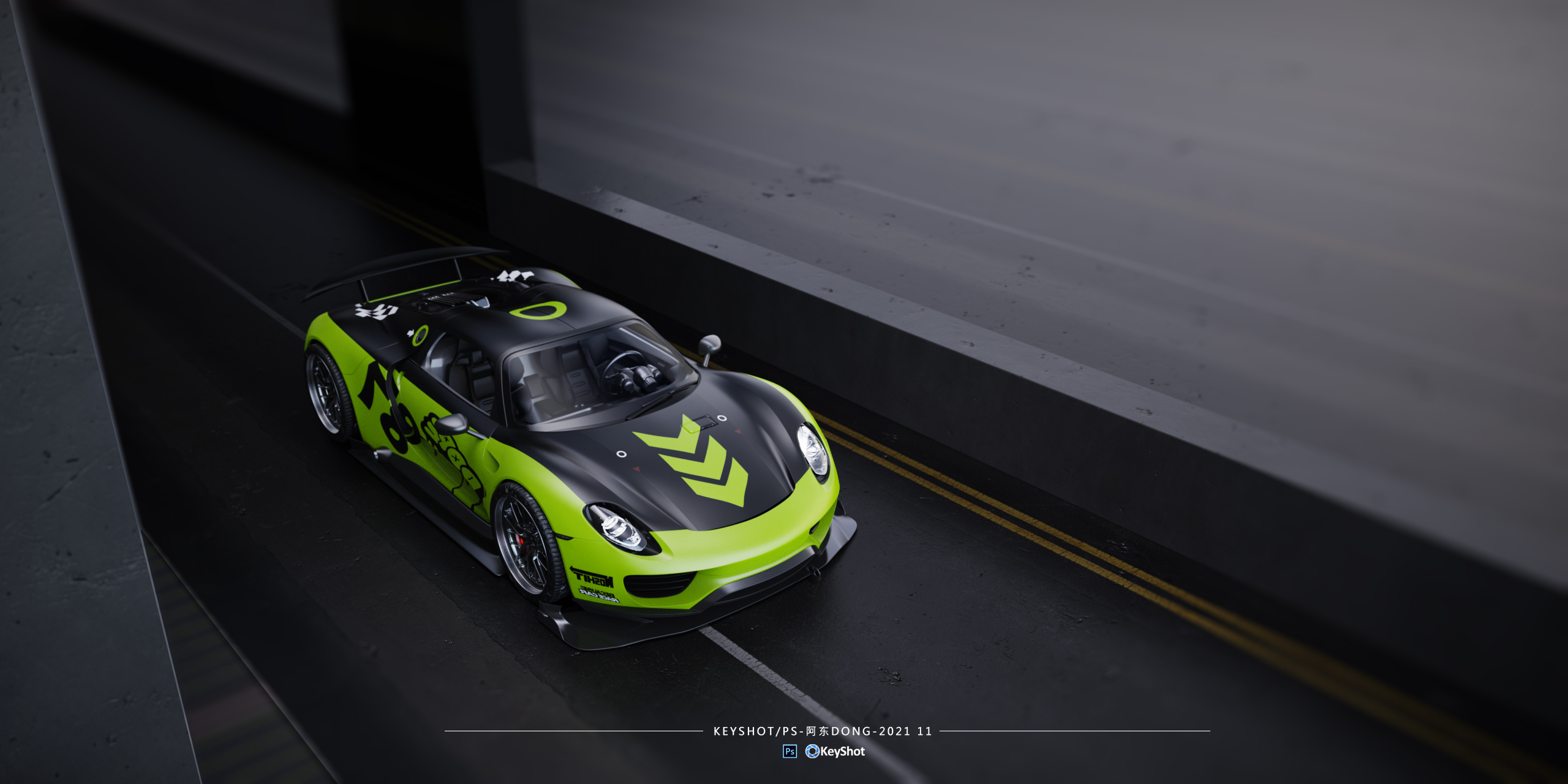 keyshot，ps，automobile，online retailers，Render，