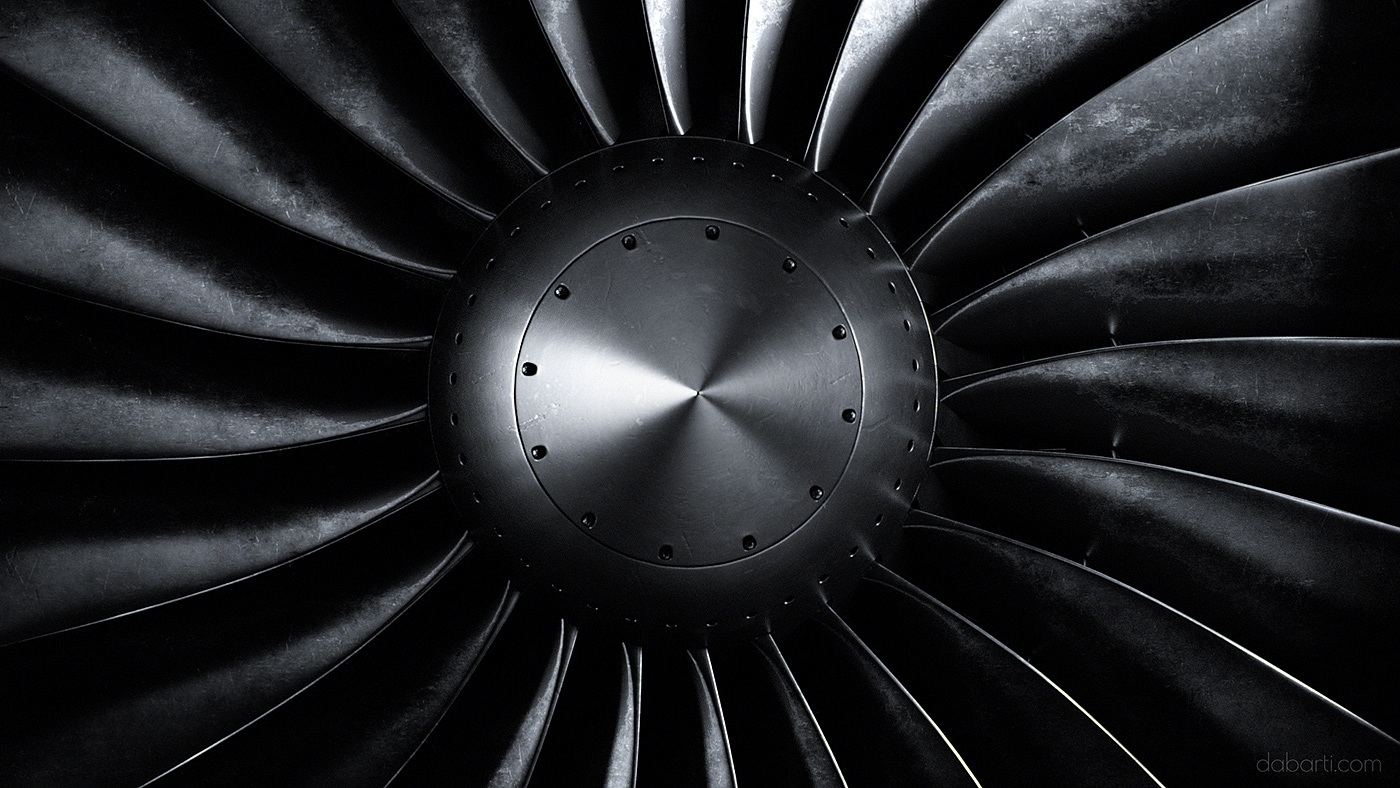 Cool，v-ray，3dmax，Jet engine，