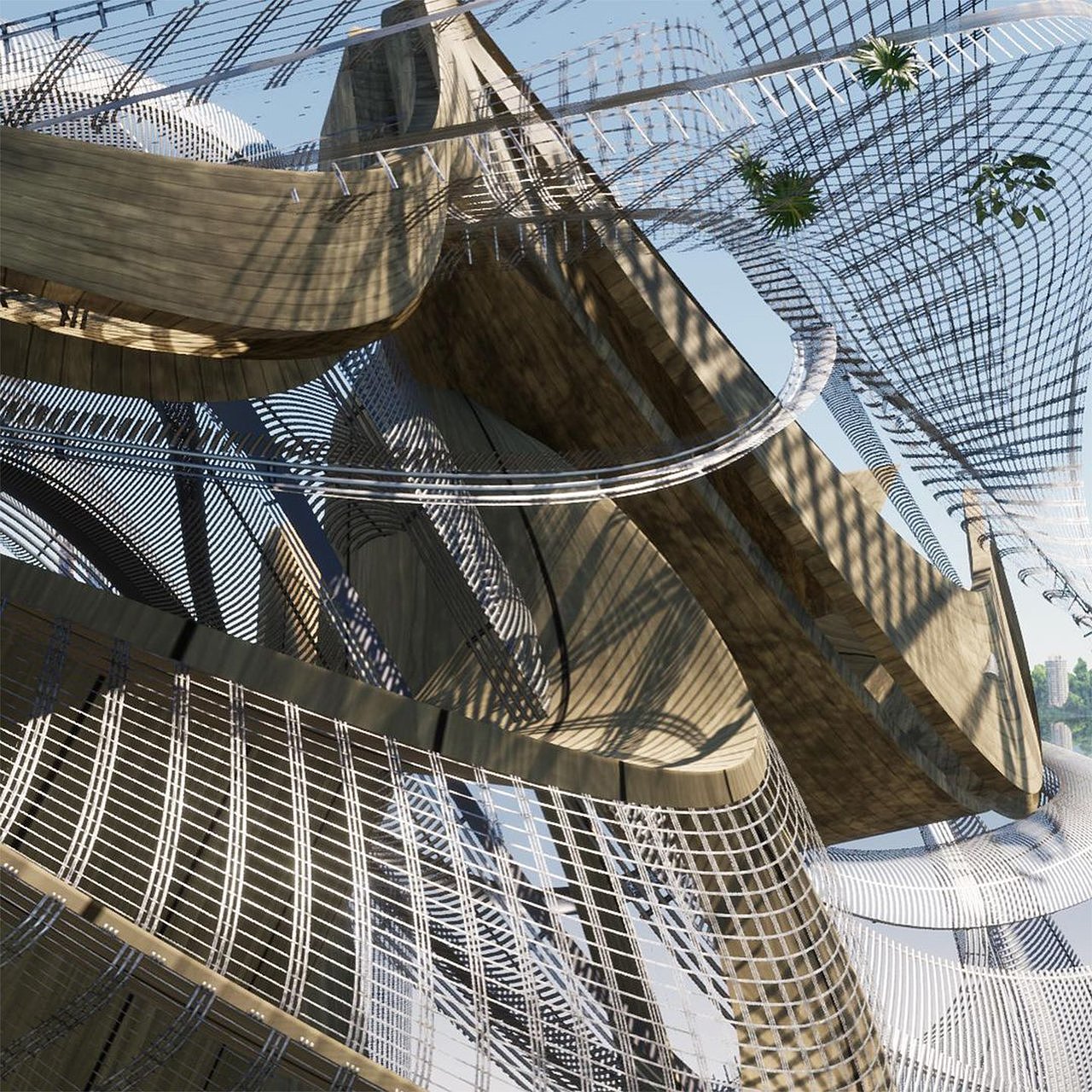 Architectural design，industrial design，Sense of future，float，
