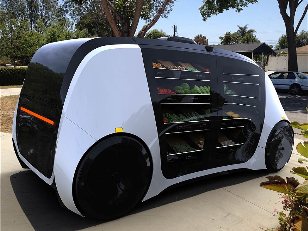 vehicle，future，shopping，concept，Amazon，