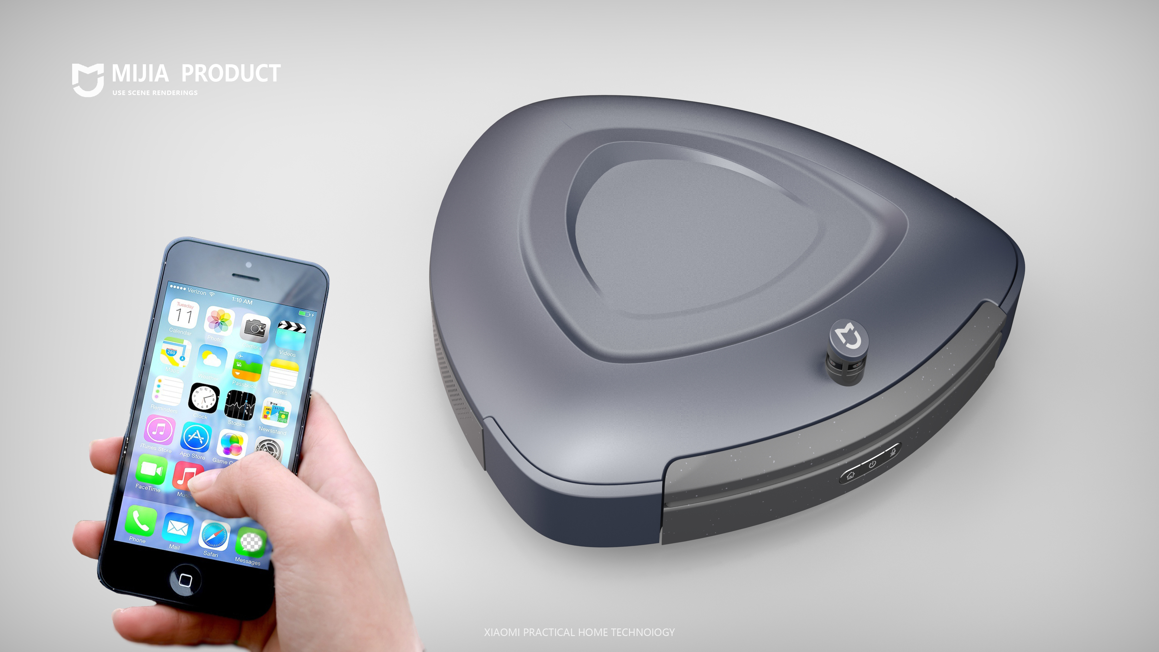 product，Smart furniture，Sweeping robot，concept，