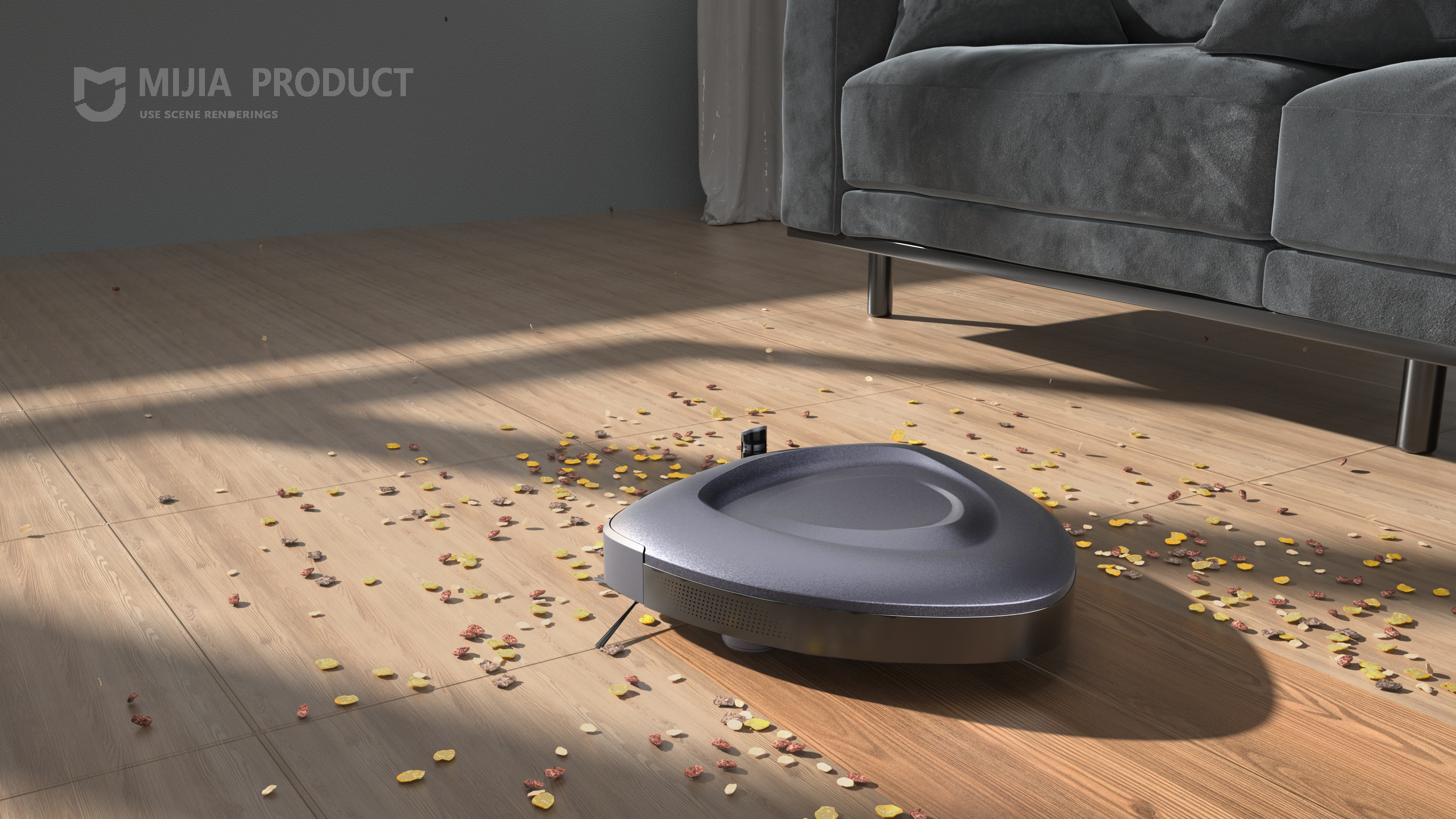 product，Smart furniture，Sweeping robot，concept，