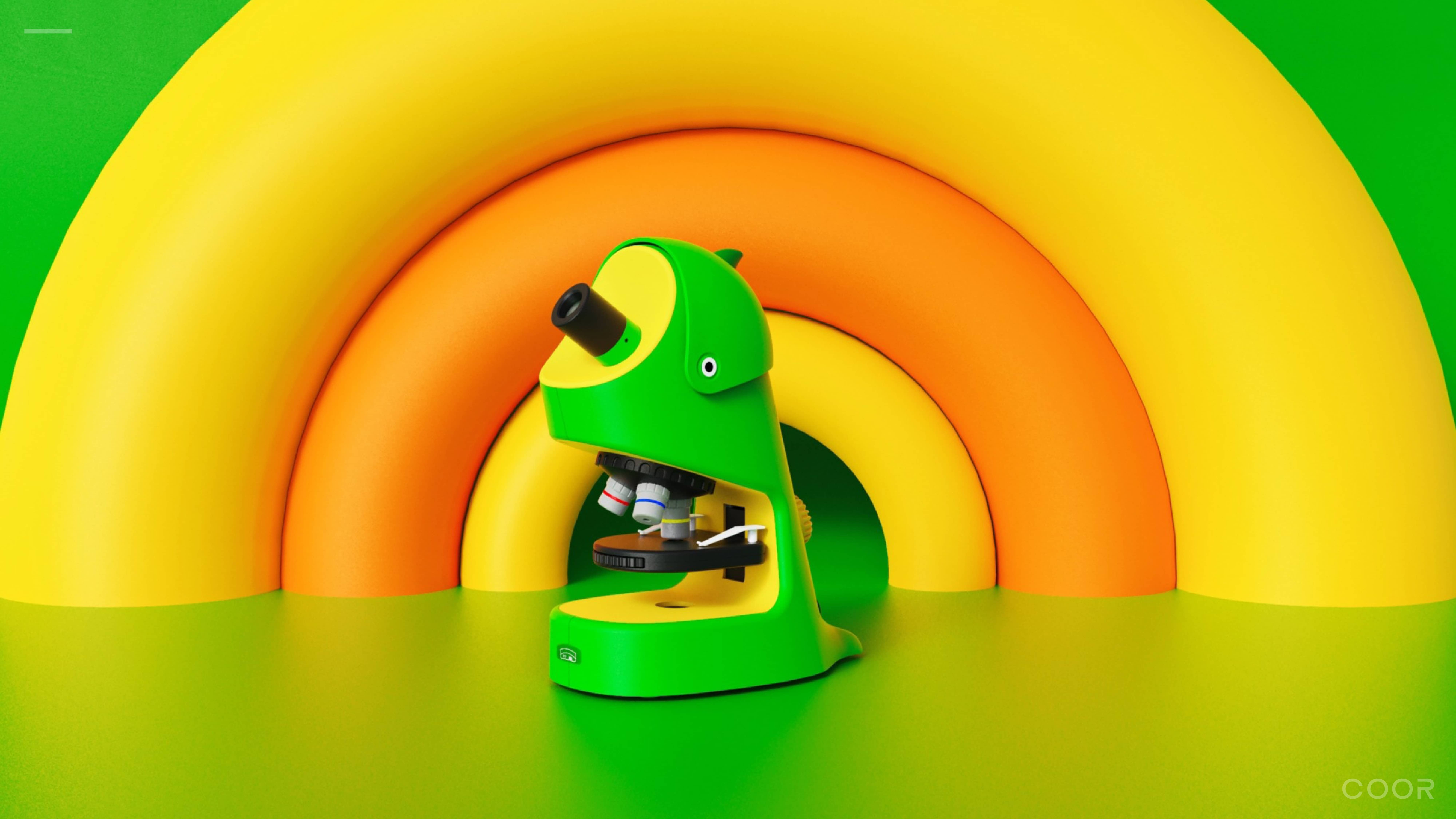 Children's products，Childlike interest，Children's science and technology，Microscope，Appearance design，product design，Yongxin optics，