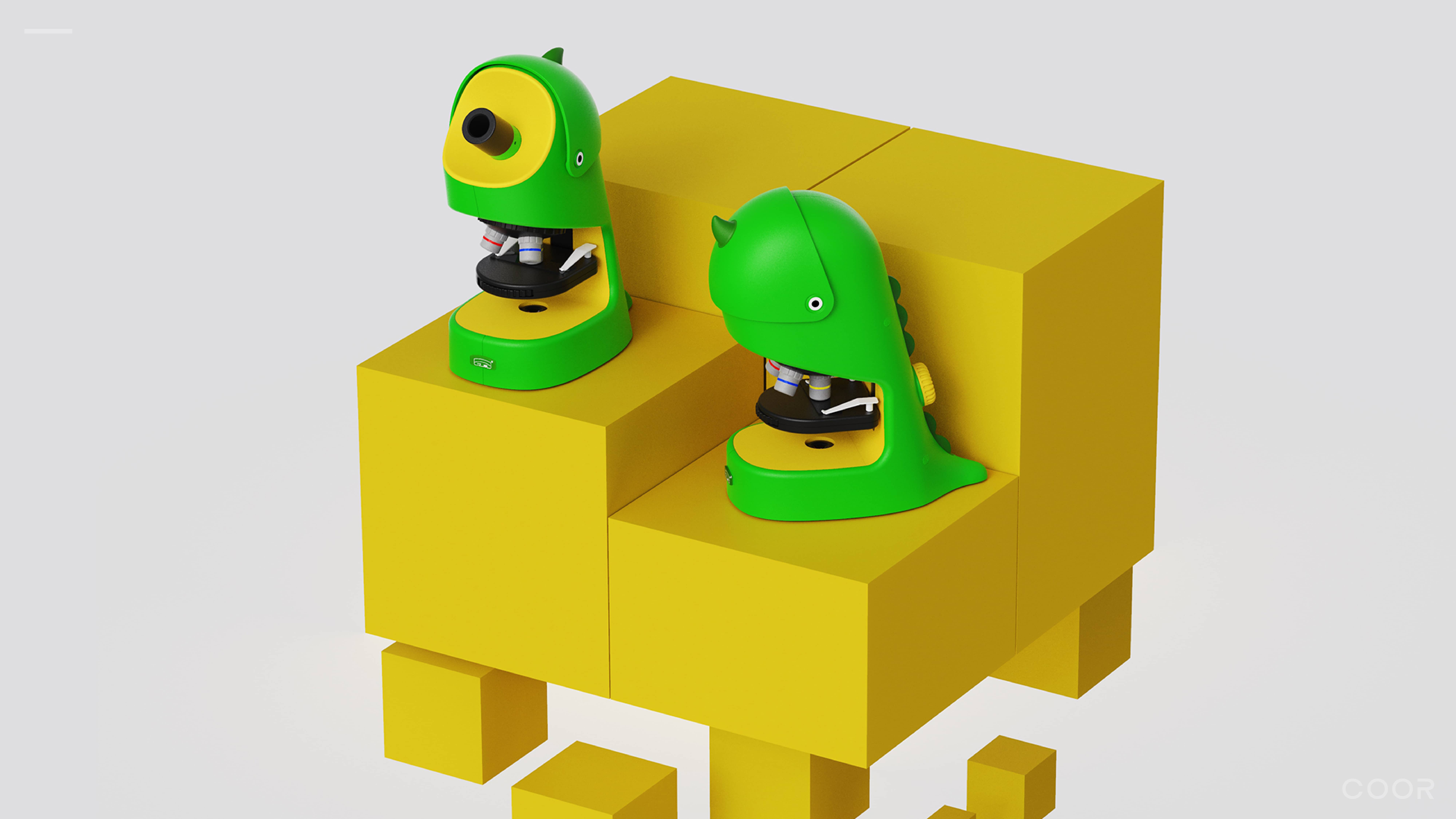 Children's products，Childlike interest，Children's science and technology，Microscope，Appearance design，product design，Yongxin optics，