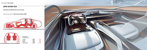 acura，concept，Automobile design，sketch，Sports car，