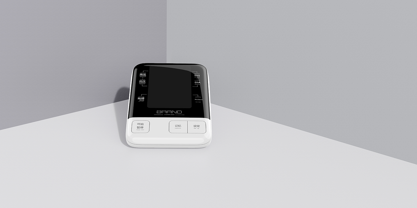 sphygmomanometer，Family medical treatment，product design，industrial design，nine o'clock，