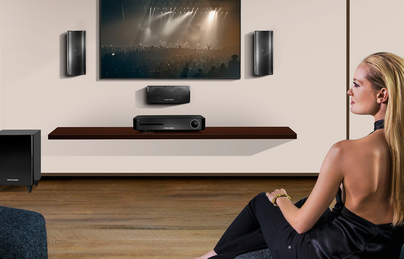 2014if Award，Red Star Award，Home theater system，Haman Kaden BDS 280 / 58，film，sensory organs，