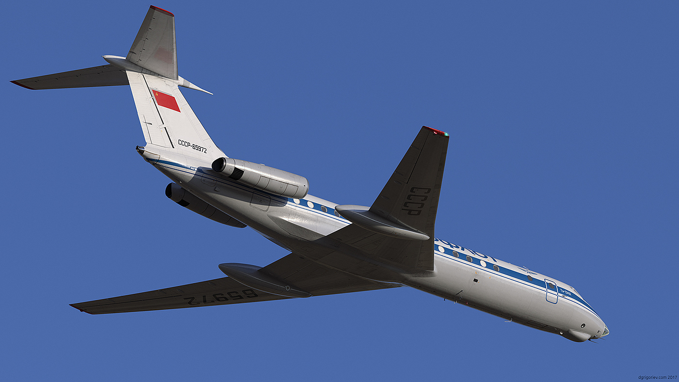 The Tupolev Tu，图波列夫Tu - 134 A，飞行器，硬壳，