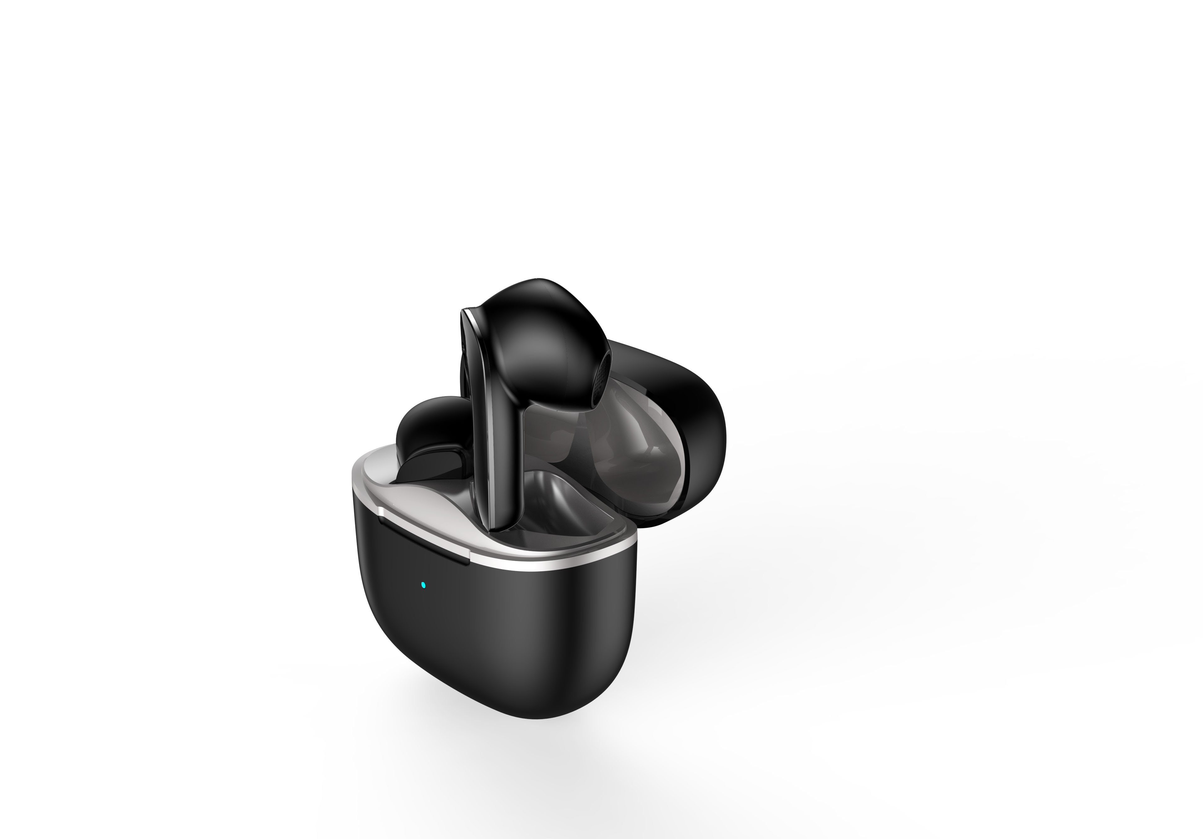 A set of working Bluetooth headset rendered pictures have been listed，