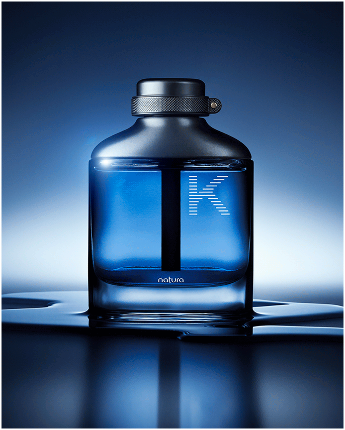 瓶子，容器，蓝色，香水瓶，Natura，K Premium，