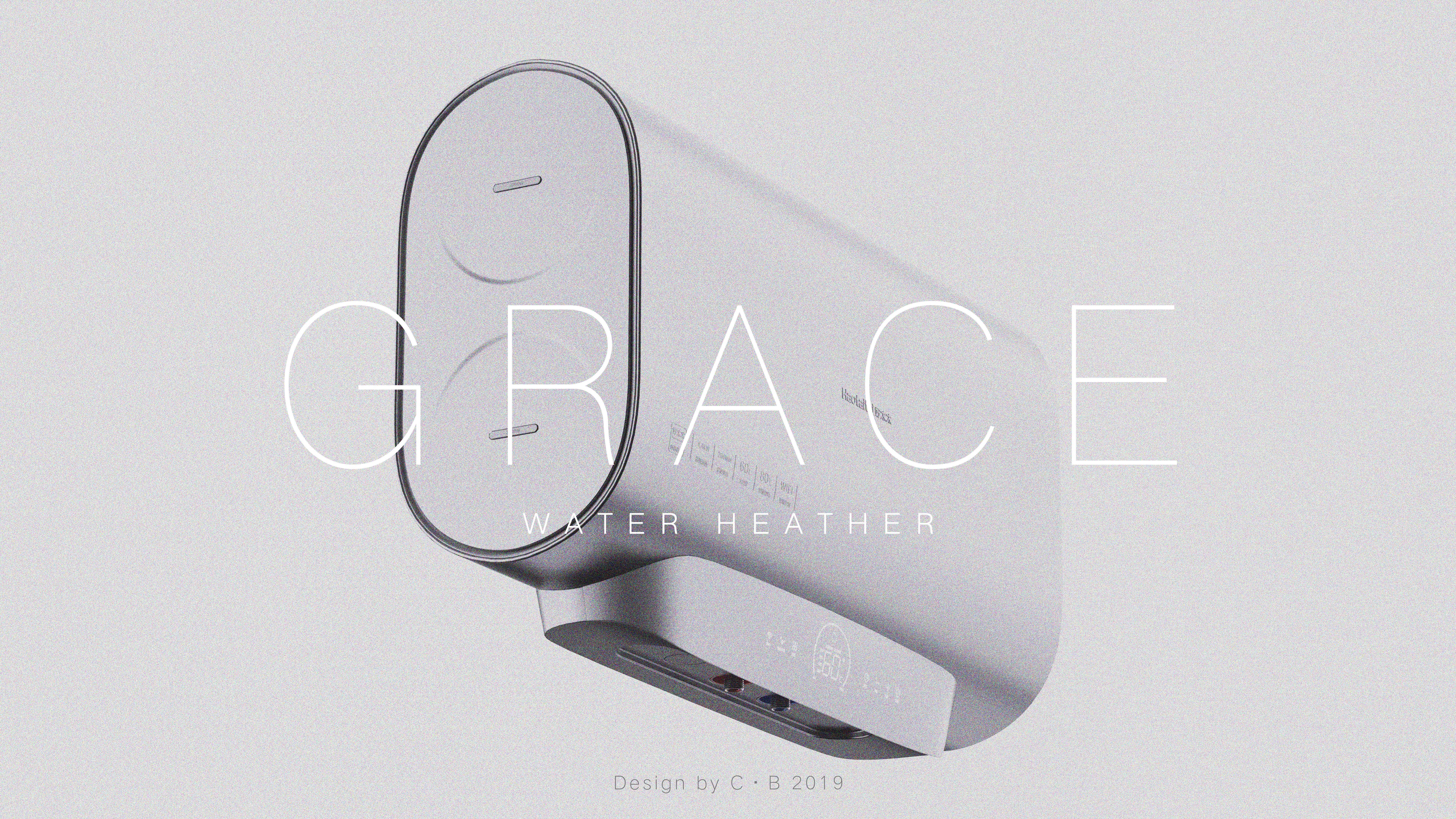 Electric water heater，product design，industrial design，heater，Home appliance design，Kitchen and bathroom design，