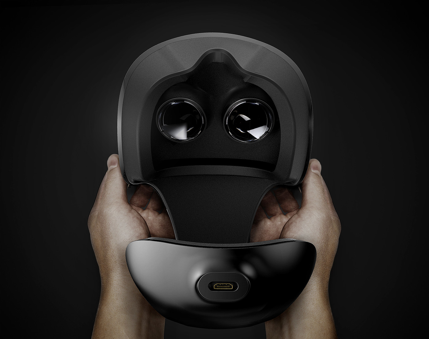 黑色，科技感，VR眼睛，Oculus，