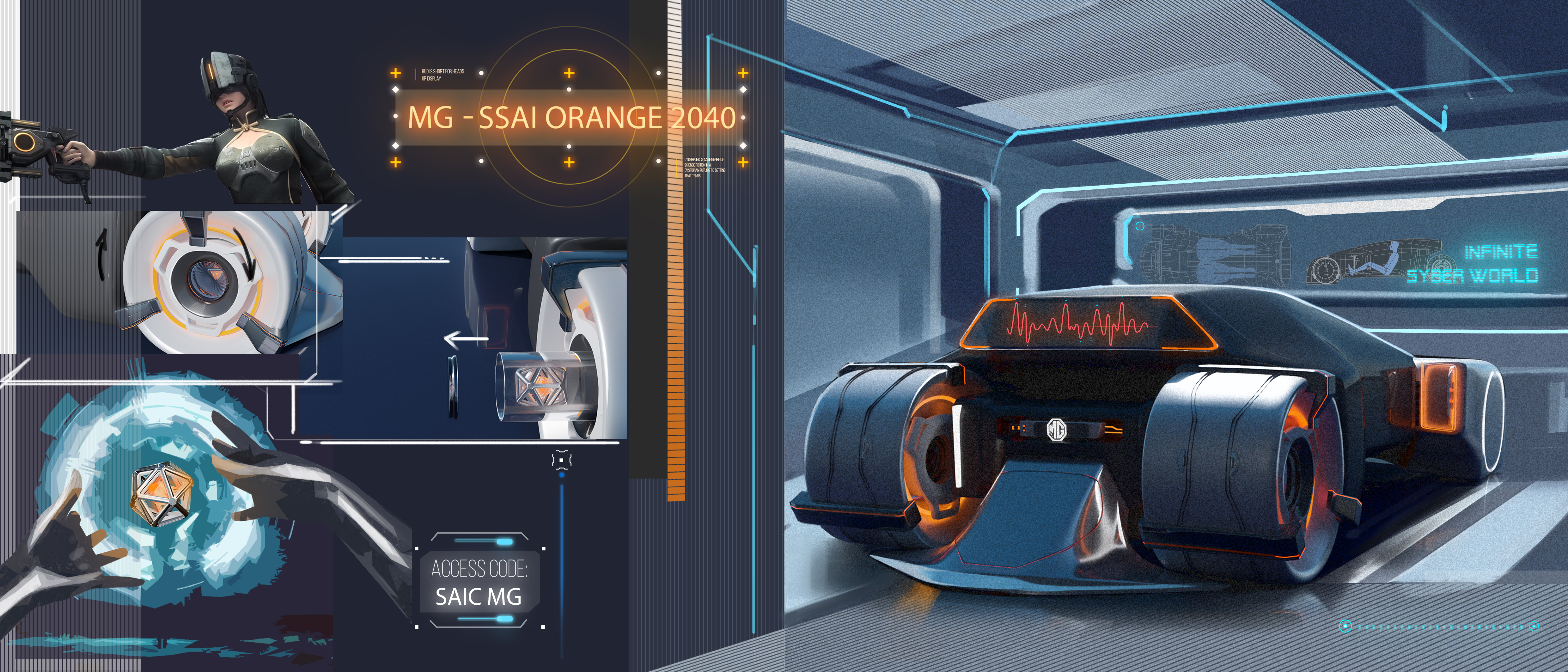 The 9th SAIC international challenge，Lu Xun Academy of Fine Arts，LAFA SSAI orange，