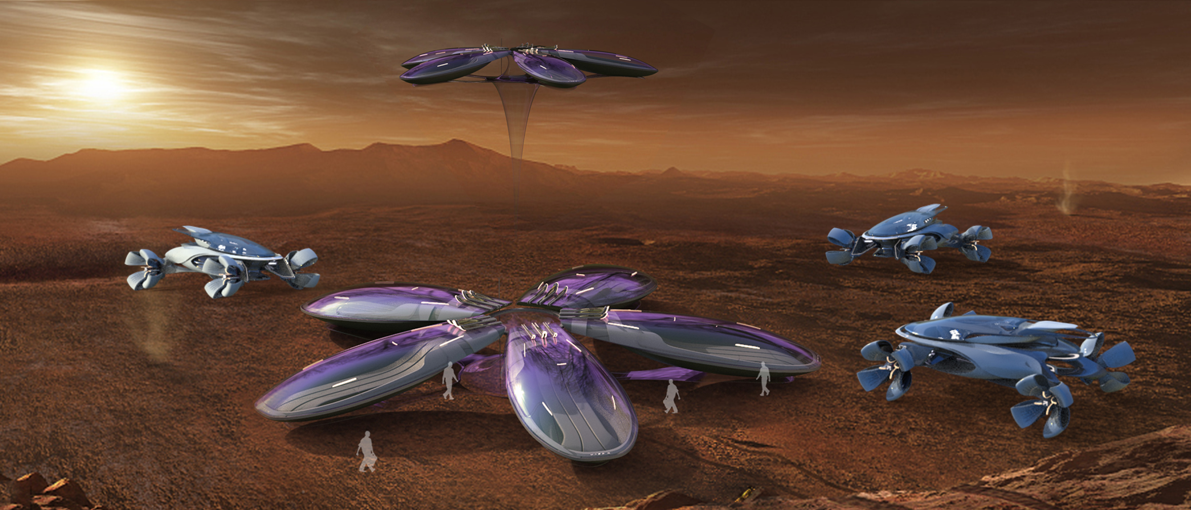 The 9th SAIC international challenge，Overseas Chinese University，Flower of Mars，