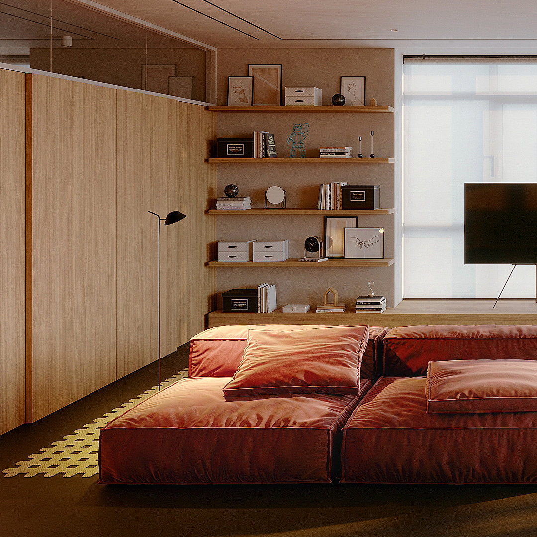 沙发，客厅，空间设计，