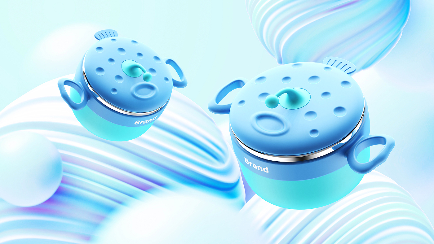 Children's products，Children tableware，Heat preservation bowl，