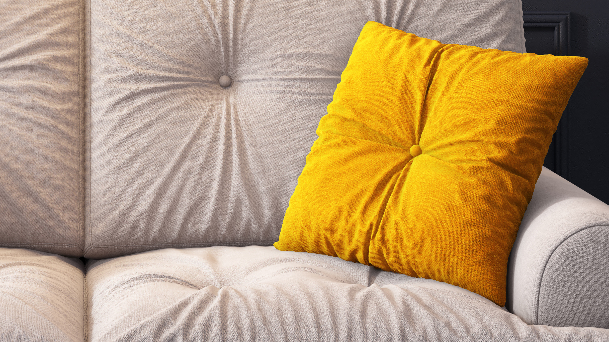 Furniture modeling and rendering animation tutorial，Sofa modeling and rendering tutorial，Fabric sofa，furniture design ，product design，Product modeling and rendering animation tutorial，Antique Valley fragrance，Sofa fold carving，