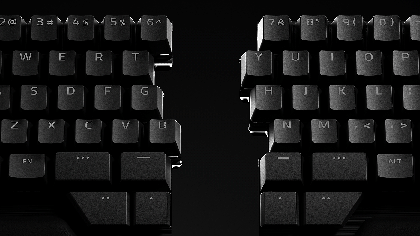 Dygma Raise，Ergonomics，Customizable design，Keyboard design，product design，