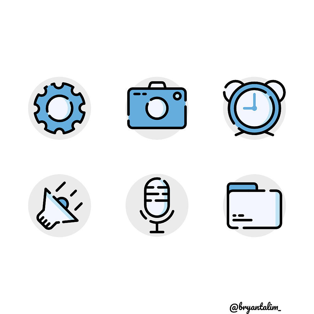 Phone Icons - 普象网