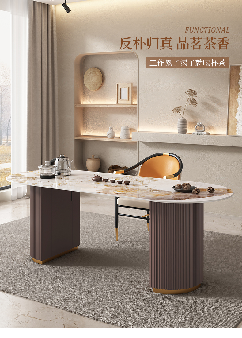 Store reception desk and tea table，