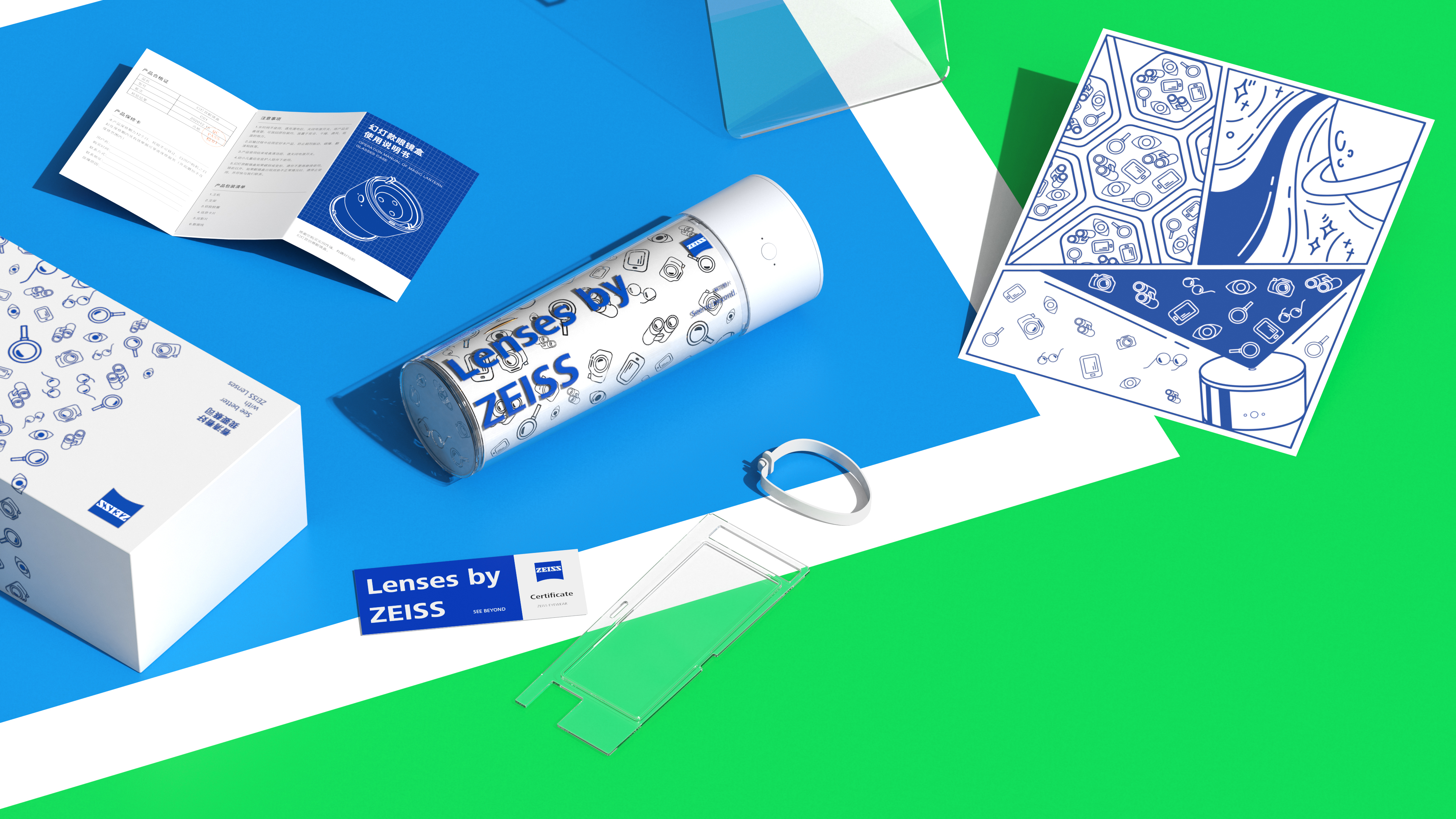 glasses case，trend，Adventure Island Design，zeiss ，