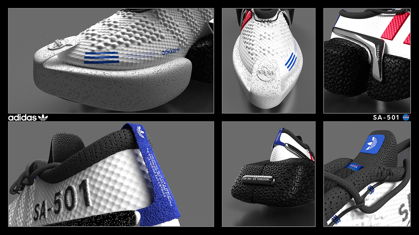 阿迪达斯，adidas，概念设计，运动鞋，
