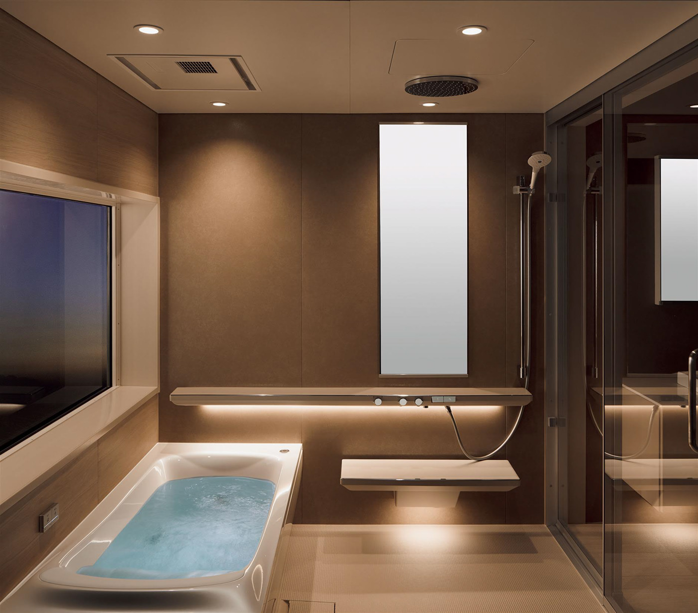 Japanese family spa bathroom，Sanitary ware，bathtub，BOTTLE，