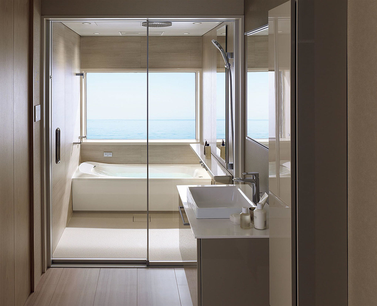 Japanese family spa bathroom，Sanitary ware，bathtub，BOTTLE，