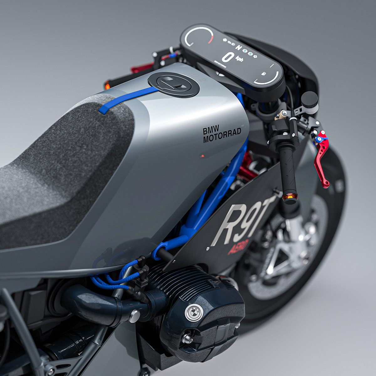 motorcycle，BMW R9T iD:2，