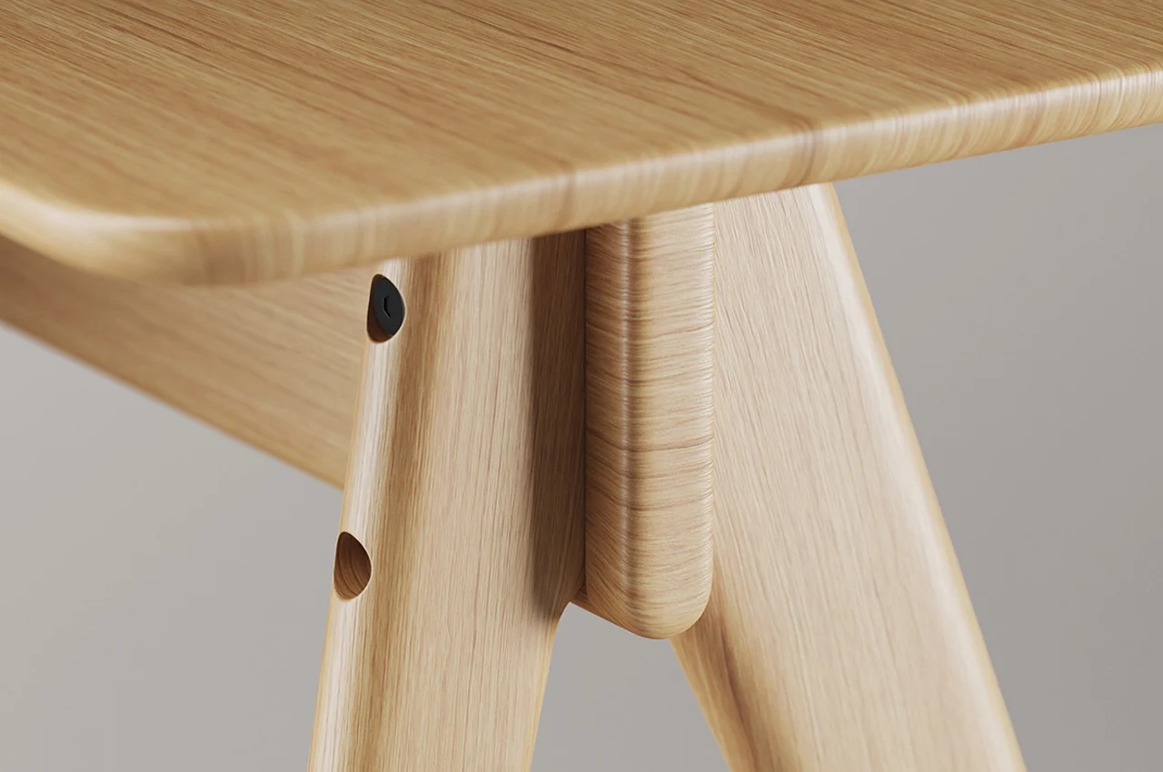 Table，desk，Sleek table，