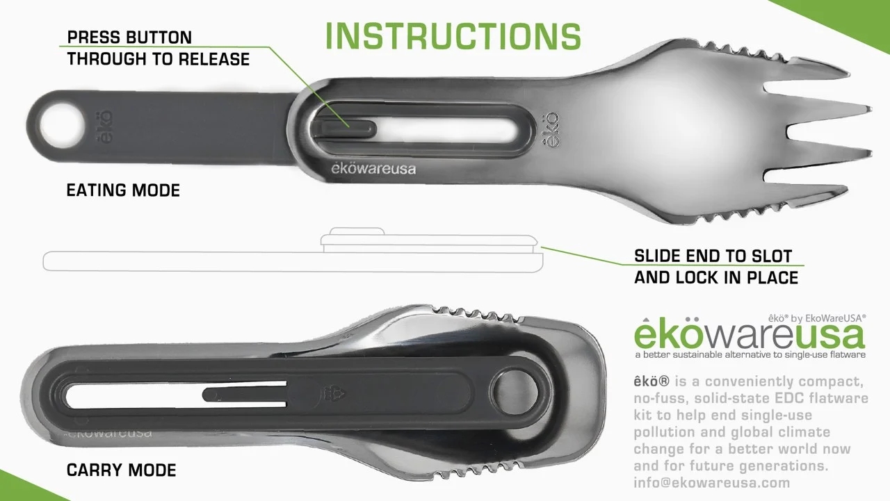 Fork spoon，titanium，SporKit，