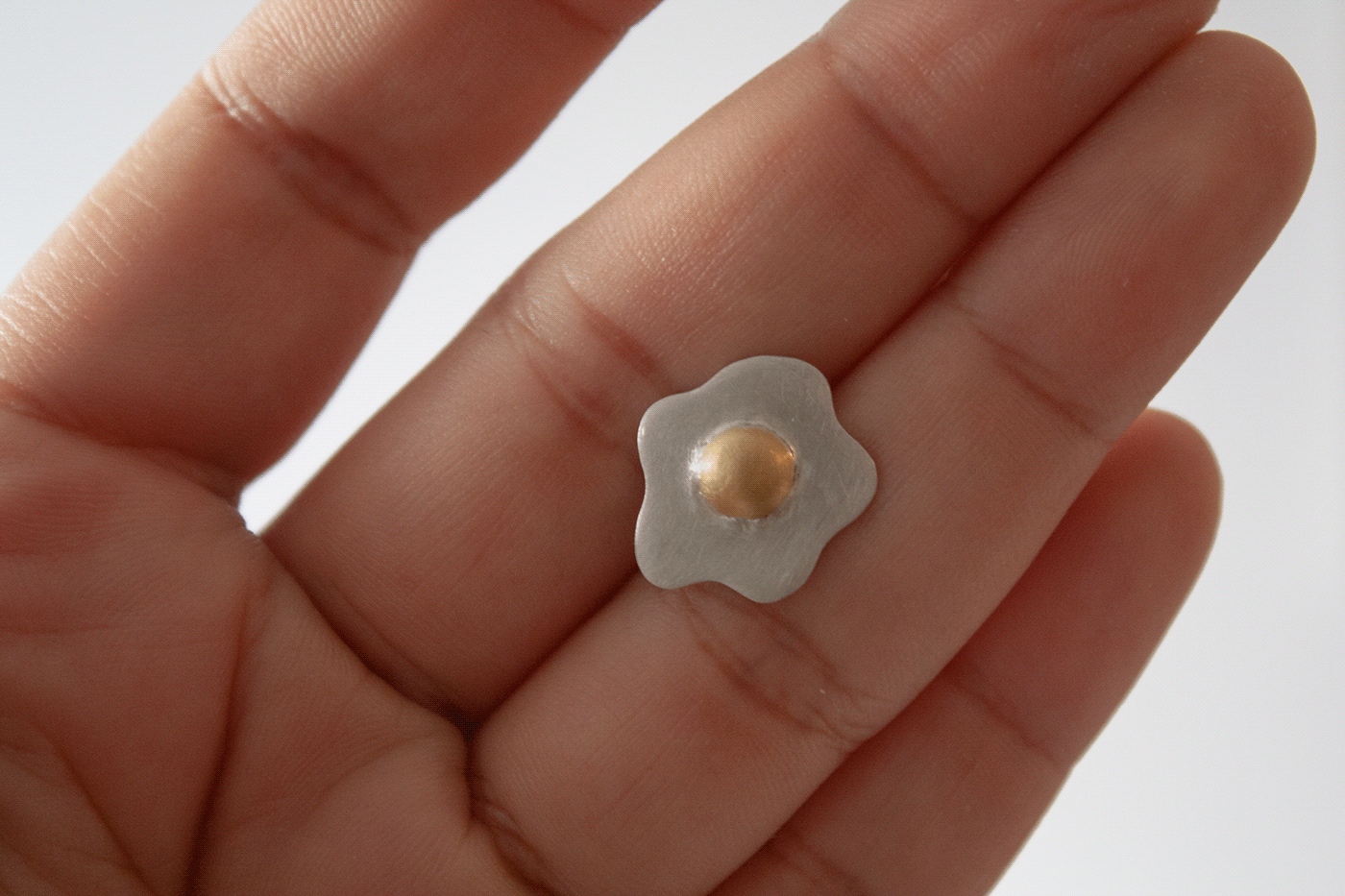 Pin，Sterling silver products，Gold cloth technology，